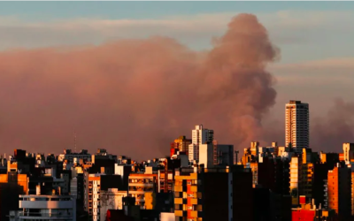 Humo en Buenos Aires: los incendios en el Delta del Paraná provocaron un intenso olor a quemado en el AMBA